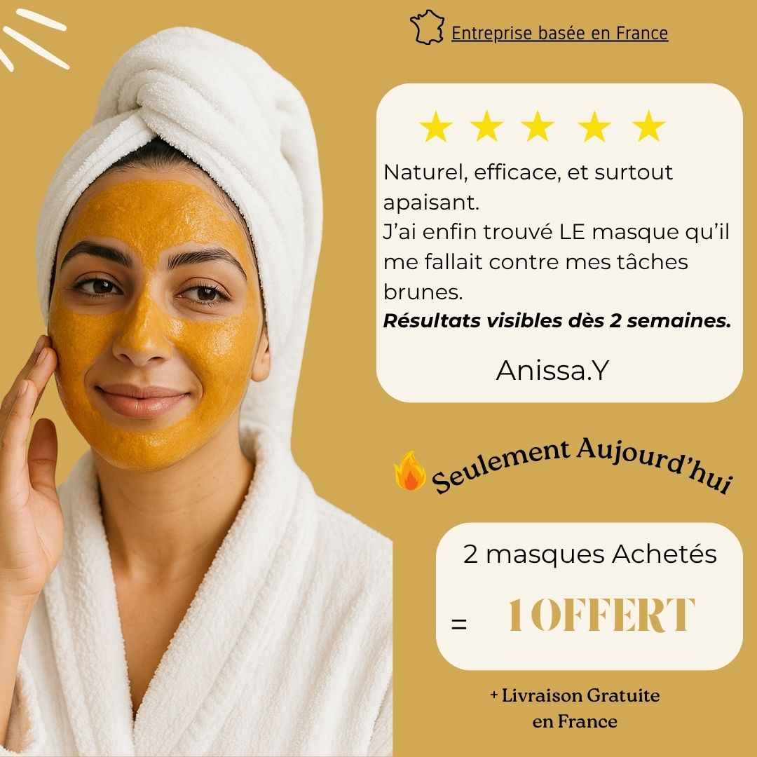 Masque Anti-tâches au curcuma