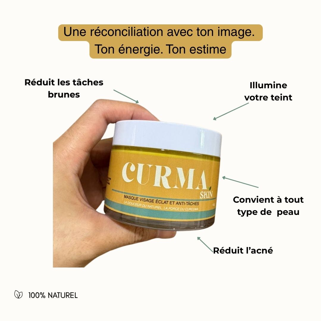 Masque Anti-tâches au curcuma