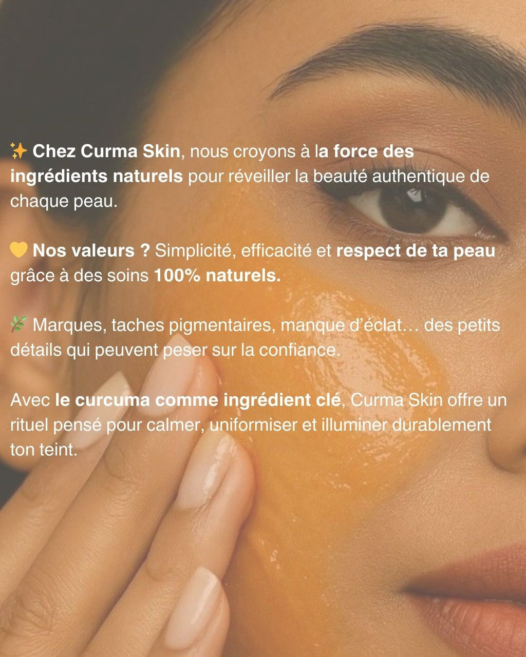 Masque Anti-tâches au curcuma + 1 pinceau applicateur OFFERT