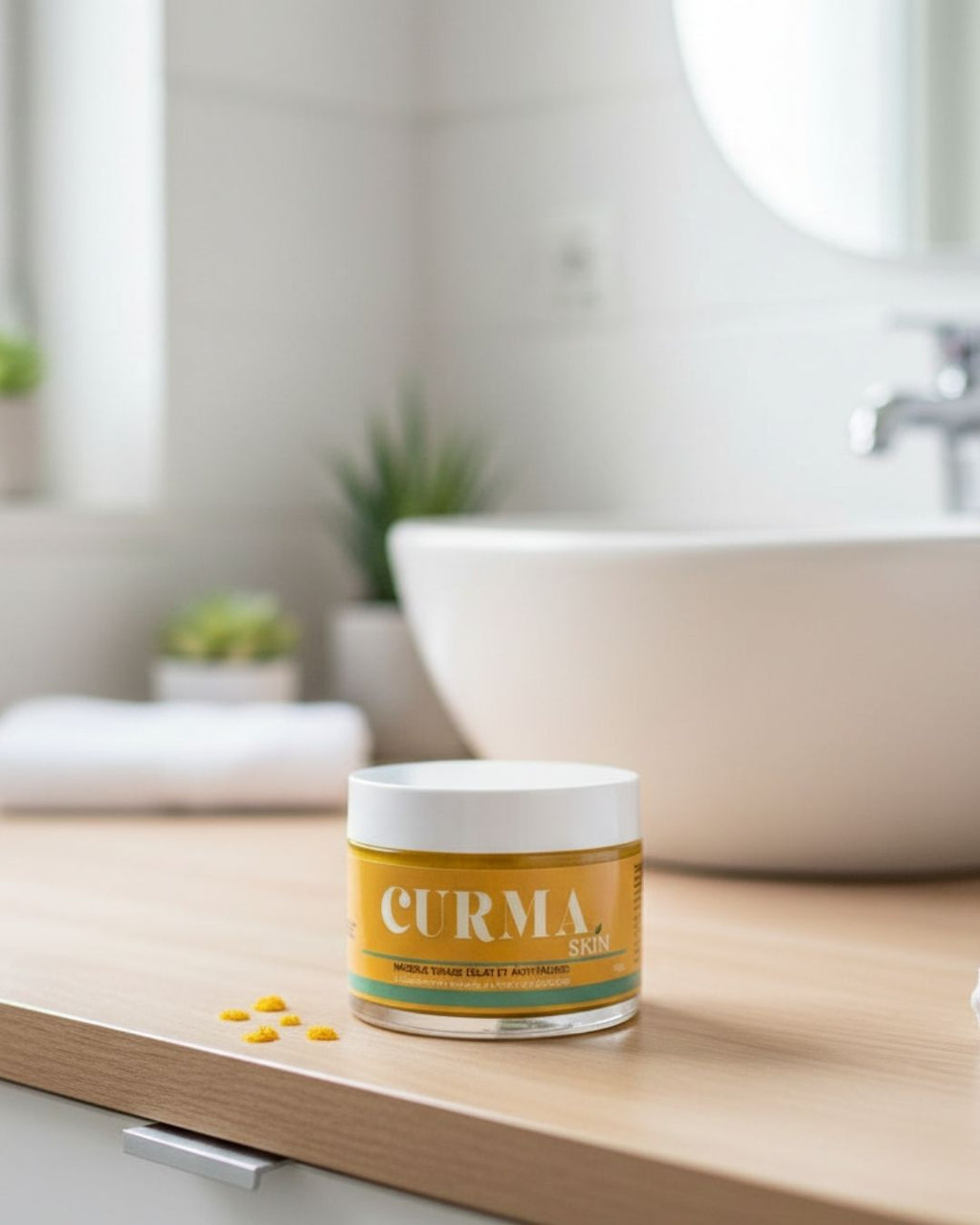 Masque Anti-tâches au curcuma + 1 pinceau applicateur OFFERT