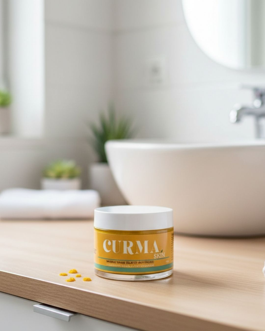 Masque Anti-tâches au curcuma + 1 pinceau applicateur OFFERT