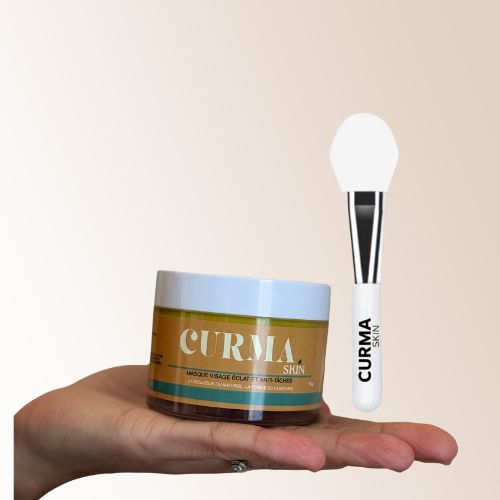 Masque Anti-tâches au curcuma + 1 pinceau applicateur OFFERT